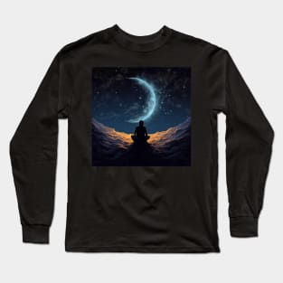 Moon Meditation Long Sleeve T-Shirt